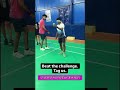 Missed by all 😜Challenge accepted? 💥Can you hit it?Tag us 🤝 call 94875 20473, 78068 77936 #badminton