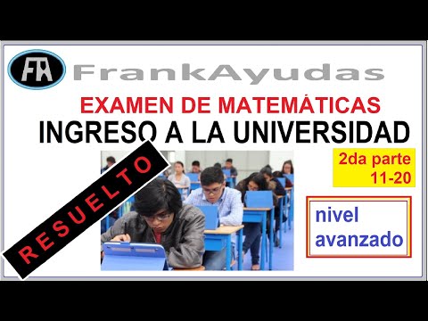 Examen de ingreso