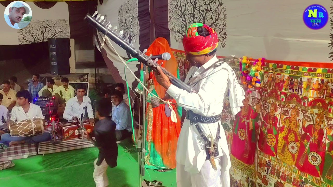 श्री पाबूजी महाराज की पड़ कलाकार-लिछमण भोपा,भगवती देवी एंड पार्टी गांव -तिप्पनी