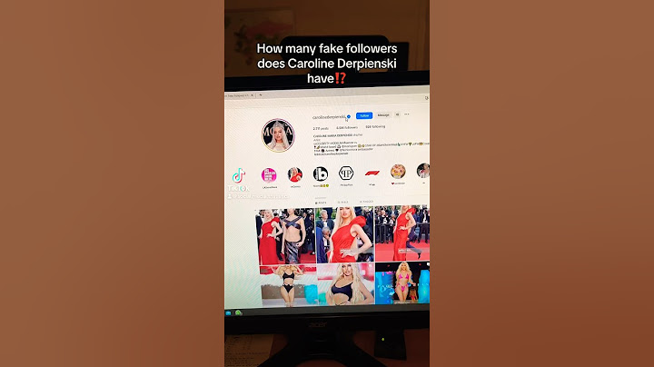 Highest % of fake followers ive seen (in 218 parts)🤯 #carolinederpienski #influencer #fakefollowers