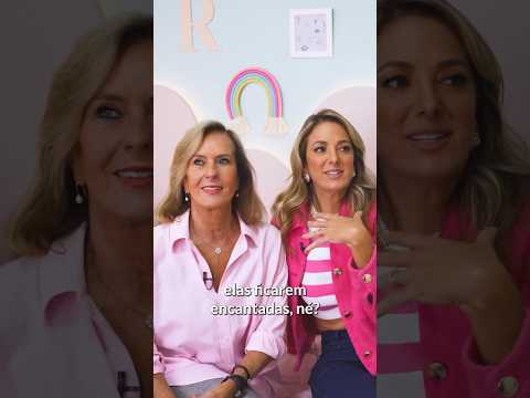 Tici Pinheiro monta quarto de princesas para as filhas na casa da vovó Helô 🥰#graodegente #shorts