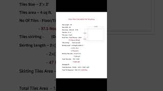 tile quantity calculation #maths #exam , #civilengineering #civil