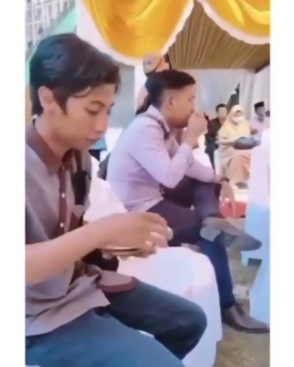 Momen Lucu Saat Makan Di Acara Undangan Pernikahan Auto Ngakak #viralshort