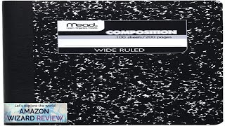 Mead Composition Wide Ruled Comp Book Writing Journal Notebook with Lined Paper Review