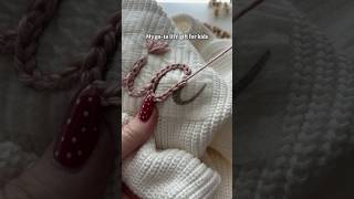 Easy embroidered sweater gift - I have a kit on Etsy (link in bio) & a free tutorial on YouTube!🤍