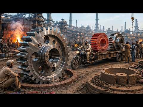 From Scrap Metal to Giant Gears | Amazing Foundry & Casting Process