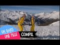 Un gars une fille  au ski avec jeannette  jeanmi  compilation