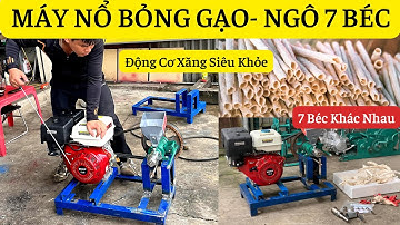 Máy nổ bỏng Gạo -  Ngô mini 7 béc thế hệ mới 2023