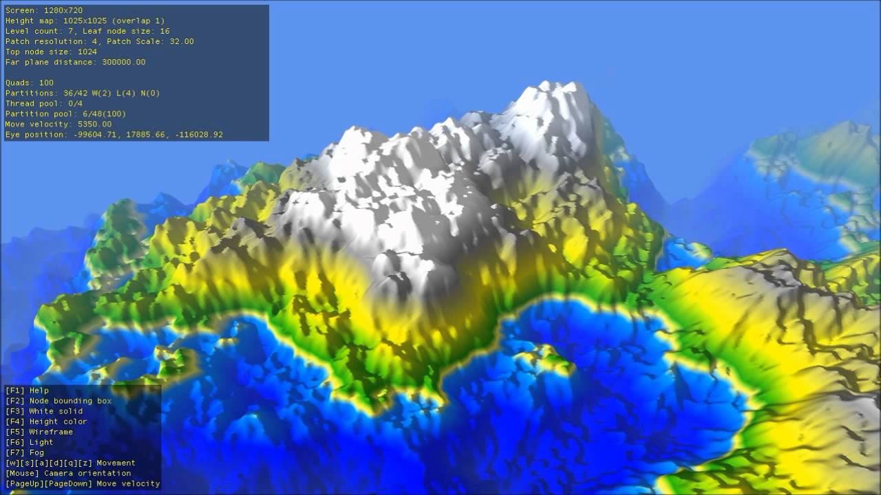 XNA Infinite Terrain - YouTube