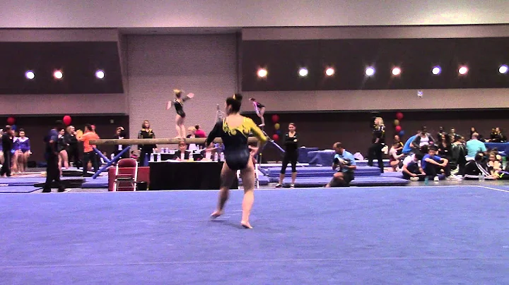 Julia Samaniego Level 9 Gymnast Floor Exercise 201...