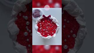 Red Velvet Pearl Crunch Slime ASMR 🎀🍓｜レッドベルベットパールクランチスライム
