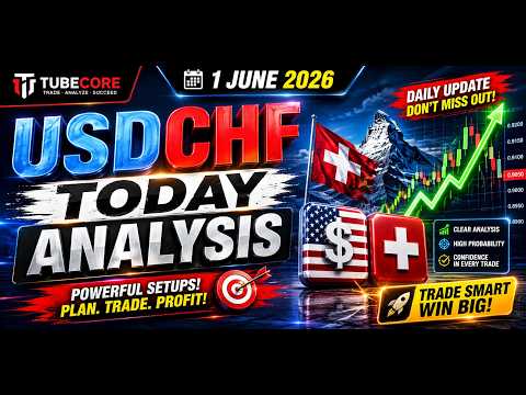 ANALISIS USDCHF HARI INI | Perdagangan Forex Langsung | 01 Juni 2026