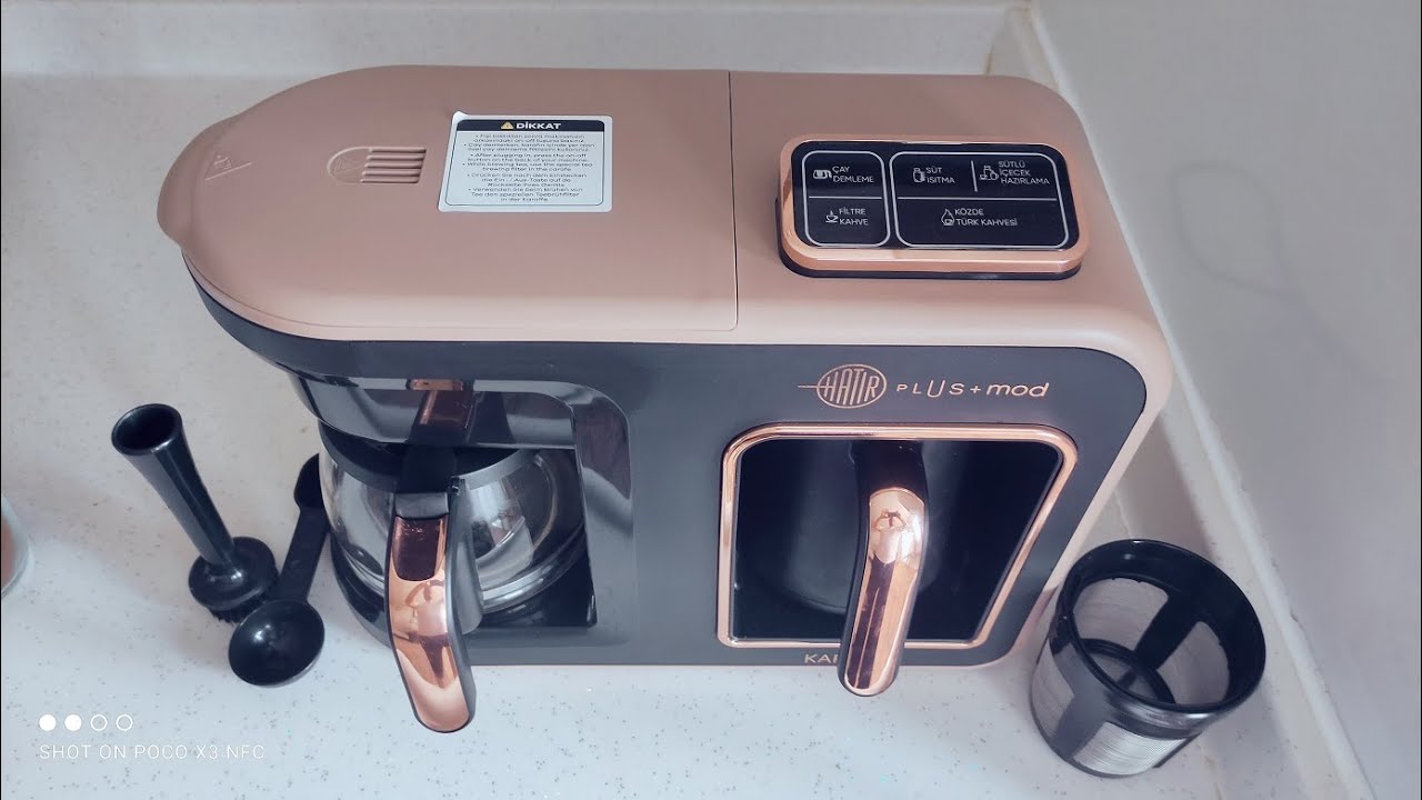 Karaca hatır plus mod 5 in1 kahve ve çay makinası - YouTube