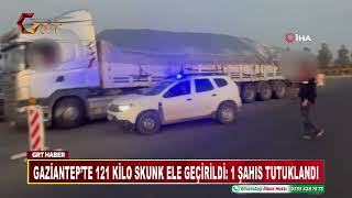 Gaziantep’te 121 Kilo Skunk Ele Geçirildi 1 Şahıs Tutuklandı