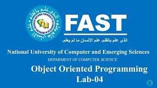 OOP Lab-04  || C++  || Arrays  || 1-D Arrays  || 2-Arrays  || Reference  || Pointers  || String