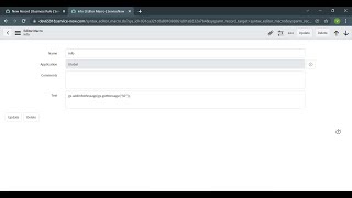 ServiceNow | Syntax Editor Macro | info