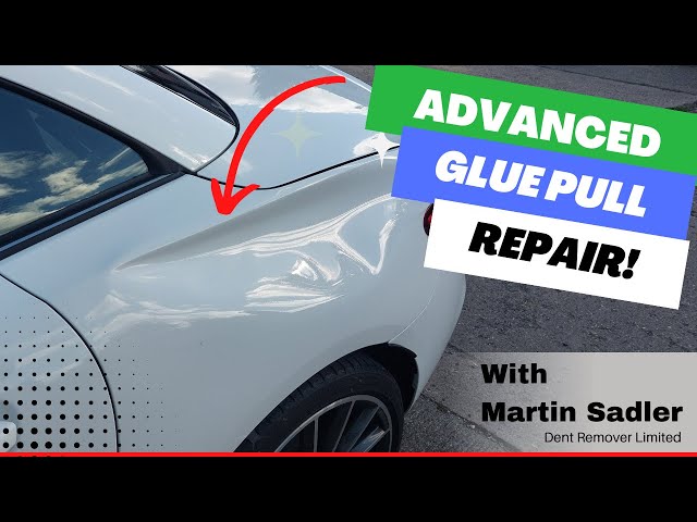 Paintless Dent Removal Advanced Glue Pull Repair with Martin