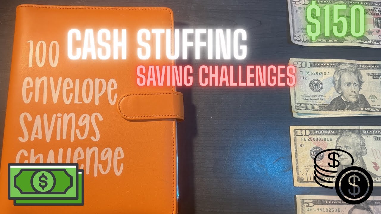 CASH STUFFING SAVING CHALLENGES | $150 | 20 Year Old | College Student | Part-Time Job