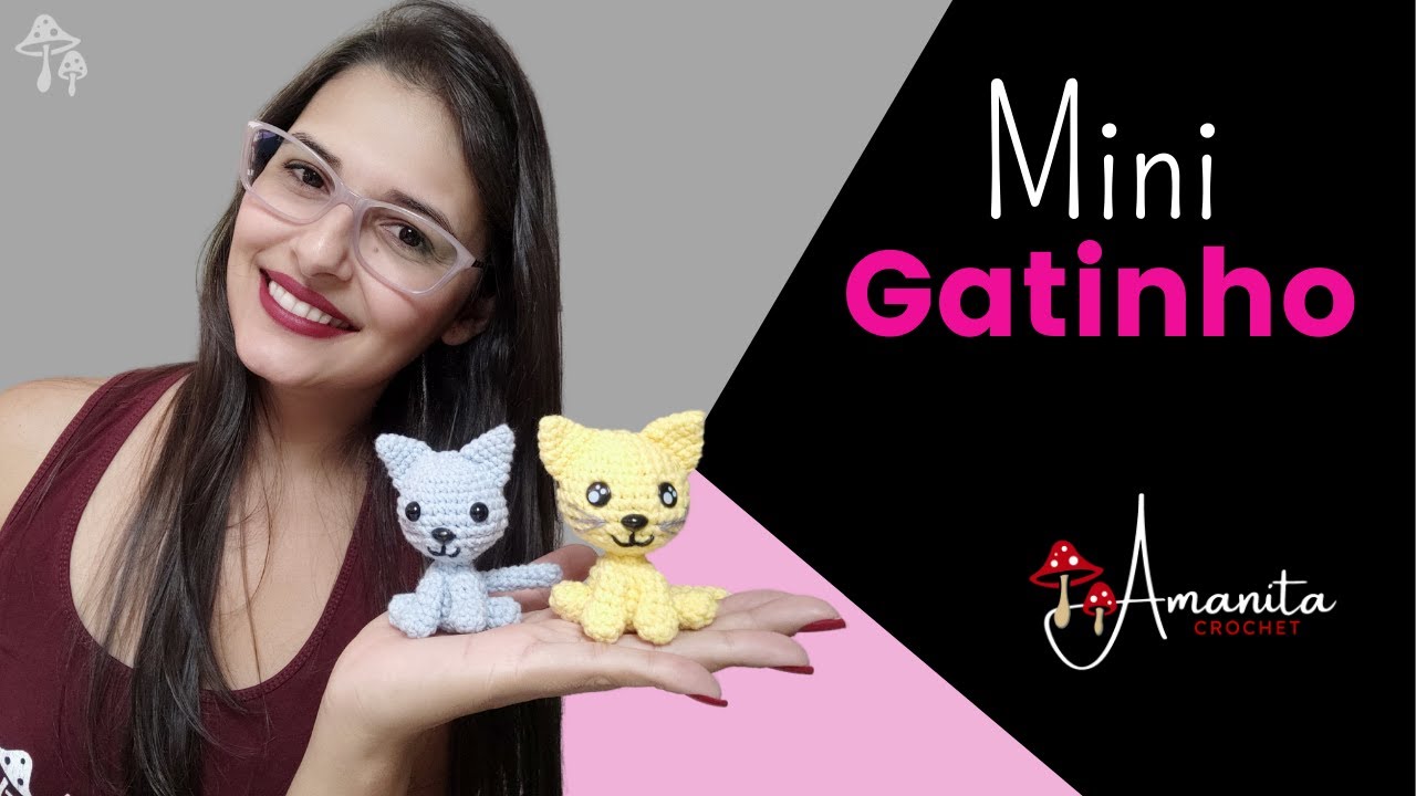 ∙∘○ amigurumi ○∘∙ Mini Gatinho ou Gatinha | chaveiro amigurumi