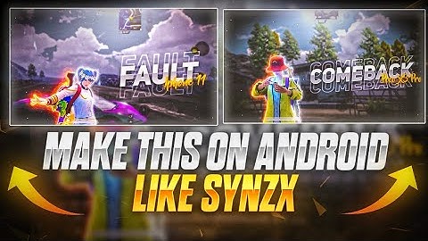 🔥How to make thumbnail like synzx🔥 | synzx thumbnail tutorial | thumbnail like synzx