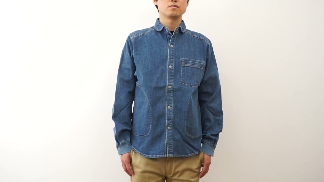gym master ジムマスター デニム シャツ ジャケット 10oz ストレッチ