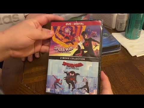 Spider Man Across The Spider Verse 2 Movie Collection DVD Unboxing 