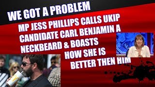 MP Jess Phillips Labels UKIP MEP Candidate  Carl Benjamin A Neckbeard On BBC TV SHOW
