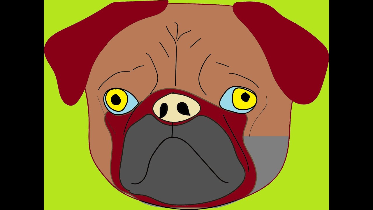 Perros Pug Carlinos Animados