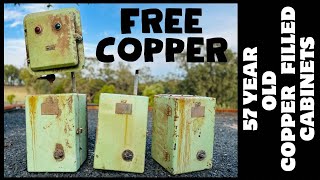 57 Year Old Copper Cabinets Farm Find  ASMR Metal Melting Trash To Treasure  BigStackD Casting