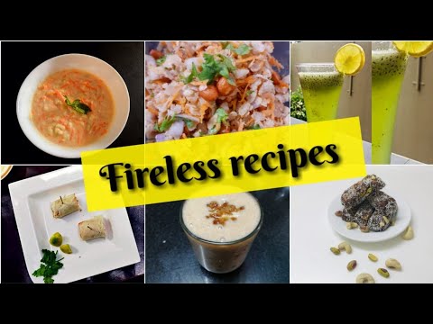 6 Fireless Recipes |2 mins Fireless challenge| Easy recipes |Habibis ...