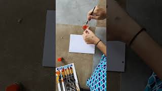 Easy Thread Painting for Kids | Colorful Art Activity for Beginners