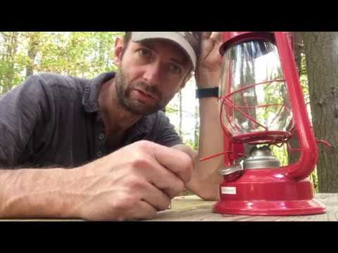 How to clean and use an old-fashioned kerosene lantern