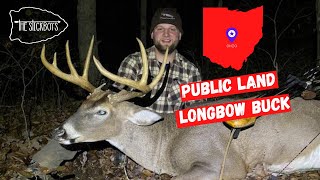 PUBLIC LAND BOWHUNTING|Ohio Public Land Longbow Buck|The Stickboys