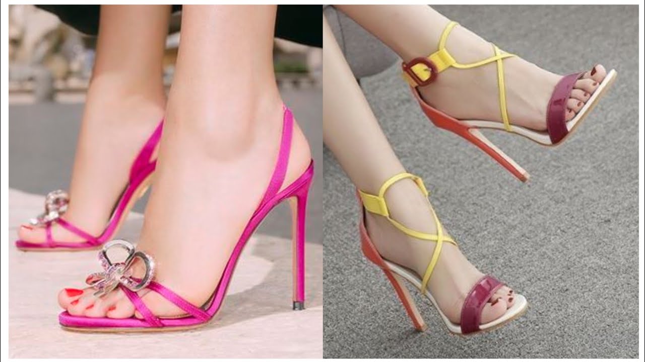 Gilded Steps: A Timeless Series of Glamorous High Heel Sandals for the Modern Woman"