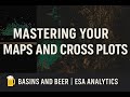 Basins and Beer with ESA Analytics:  Changing Properties for the Map, Cross Plot, and Bar Chart