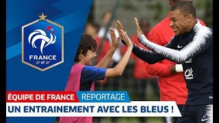 Equipe de France : 25 jeunes à l'entraînement avec les Bleus I FFF 2018