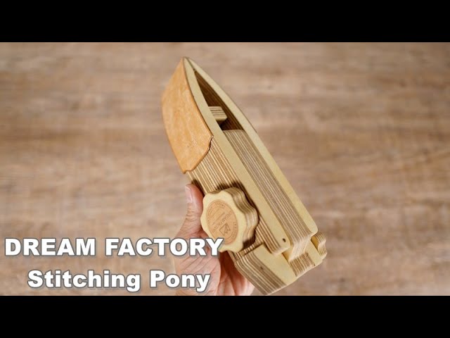 How to make a Leather Stitching pony with pattern and tutorial 