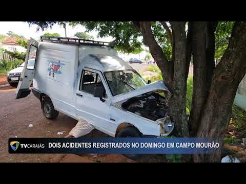 Dois acidentes de trânsitos envolvendo motoristas embriagados em Campo Mourão