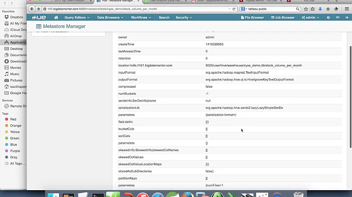 Data Analytics using Hadoop - 07 Stage Hive Output