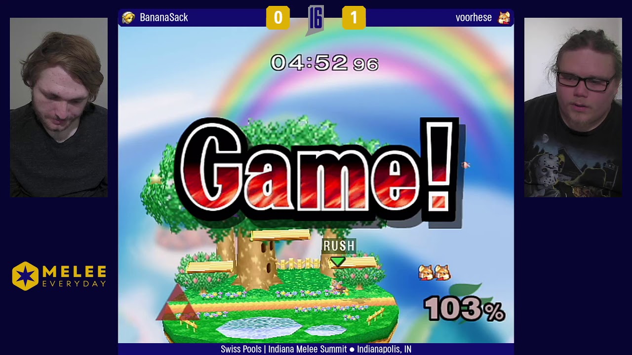 Indiana Melee Summit 2019 - BananaSack (Link) vs voorhese (Fox) - Swiss Swiss Pools