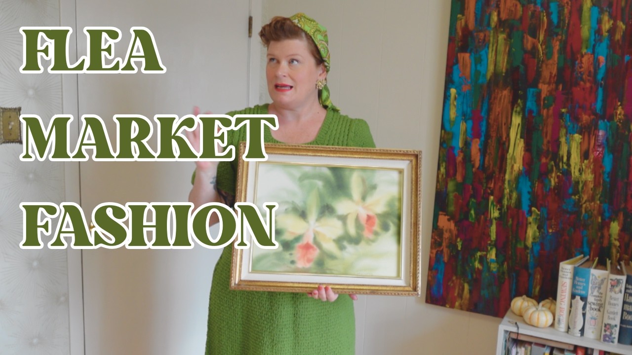 Thrift With Me + Finding Time to Be Creative, MAKE STUFF & Flea Market Fashion