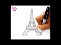 how to draw the eiffel tower SPECIAL EASY