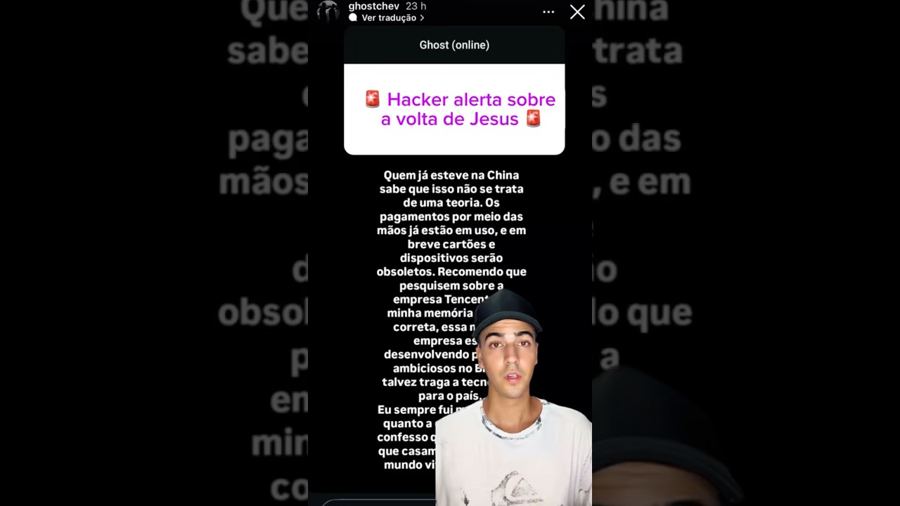 Jesus Hacker 🚨 HACKER ALERTA SOBRE A VOLTA DE JESUS! #jesus #apocalipse #profecia # ...