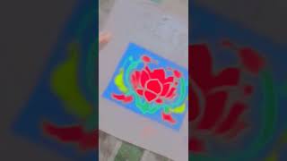 Freehand drawing|| Rectangle drawing|| flower design#Art&amp;Beyond