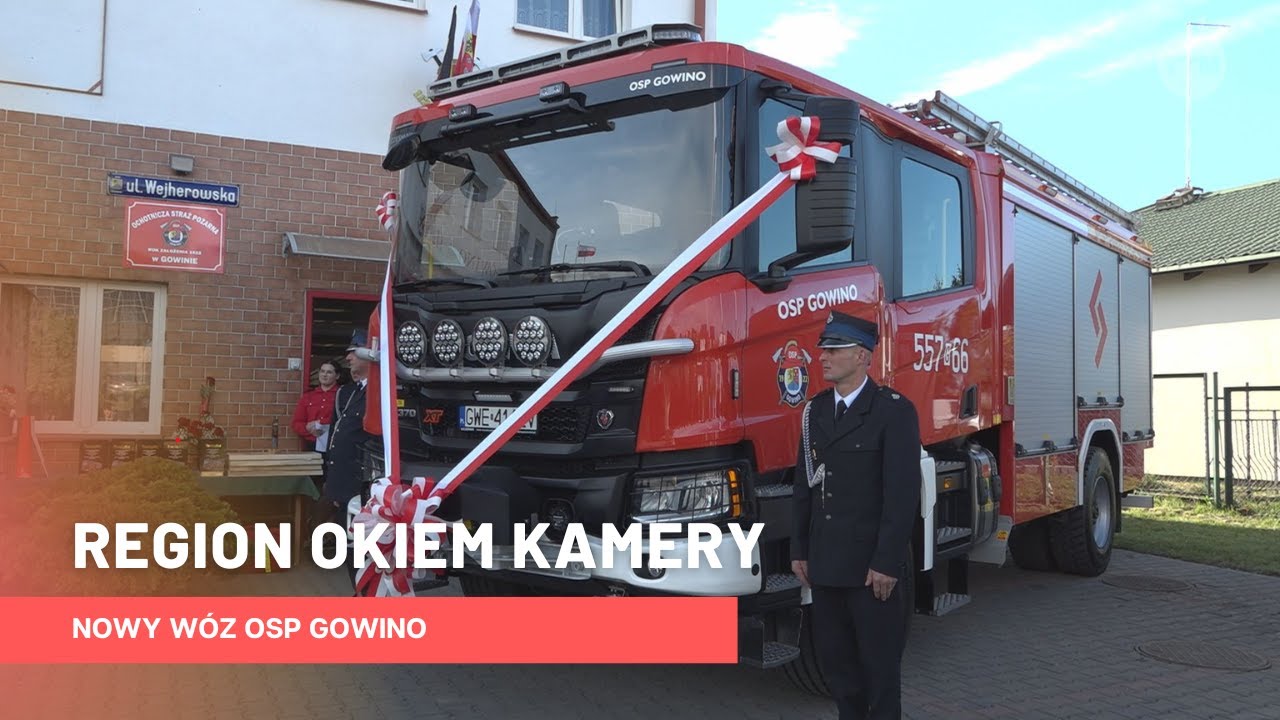 Nowy wóz OSP Gowino