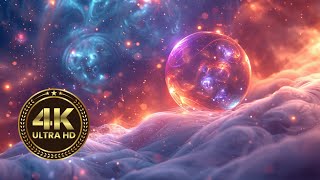 Abstract Angel Orb Screensaver - 4K 3D Relaxing Mystical Background Animated Wallpaper NO MUSIC