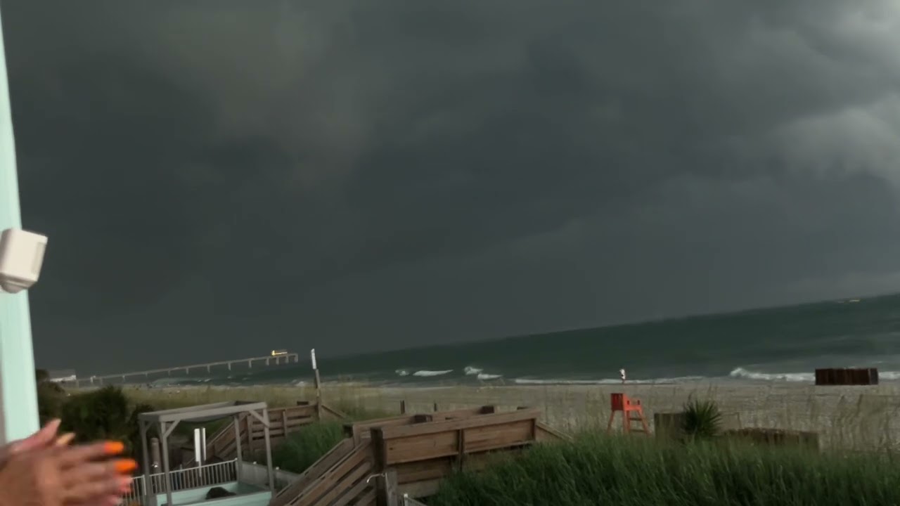 June 25th 2025 Surfside Beach SC Severe Thunderstorm (Freaky Sky)