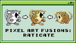 Raticate's Hyper Fang is Too Powerful! | Pixel Art Fusions #20 : Raticate