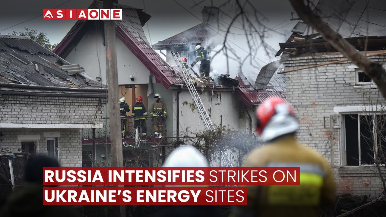 Russia Intensifies Strikes on Ukraine’s Energy Sites | Asia One News