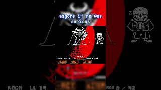 genocide asgore fight be like